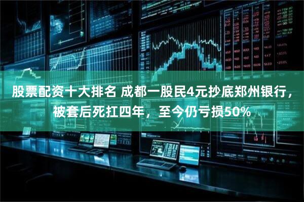股票配资十大排名 成都一股民4元抄底郑州银行，被套后死扛四年，至今仍亏损50%